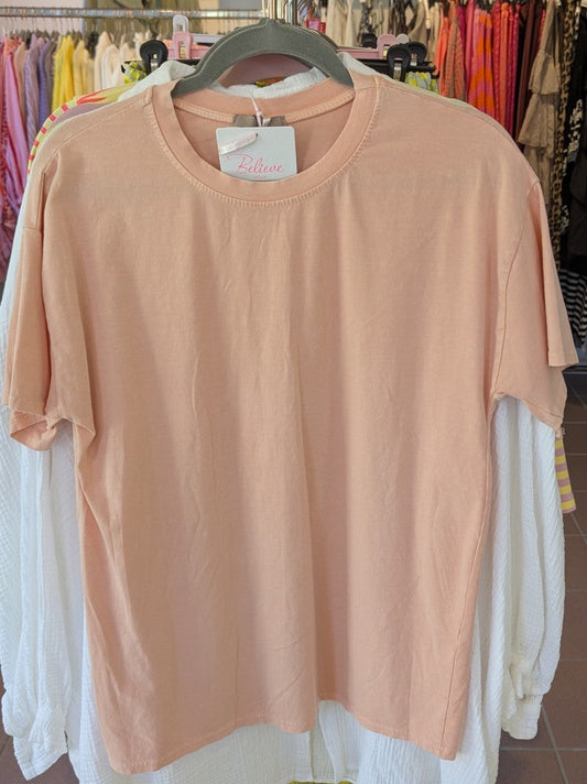 T-Shirt Apricots Baumwolle One Size - von BELIEVE