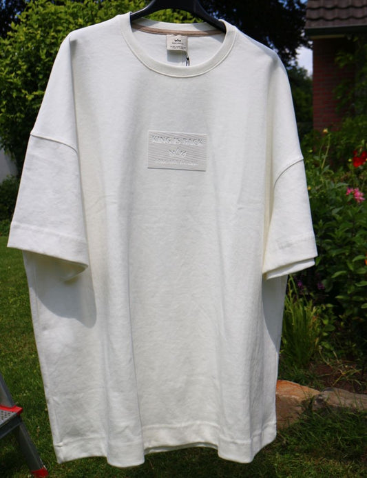 T-Shirt Herren / Unisex King Is Back Baumwolle Weiß