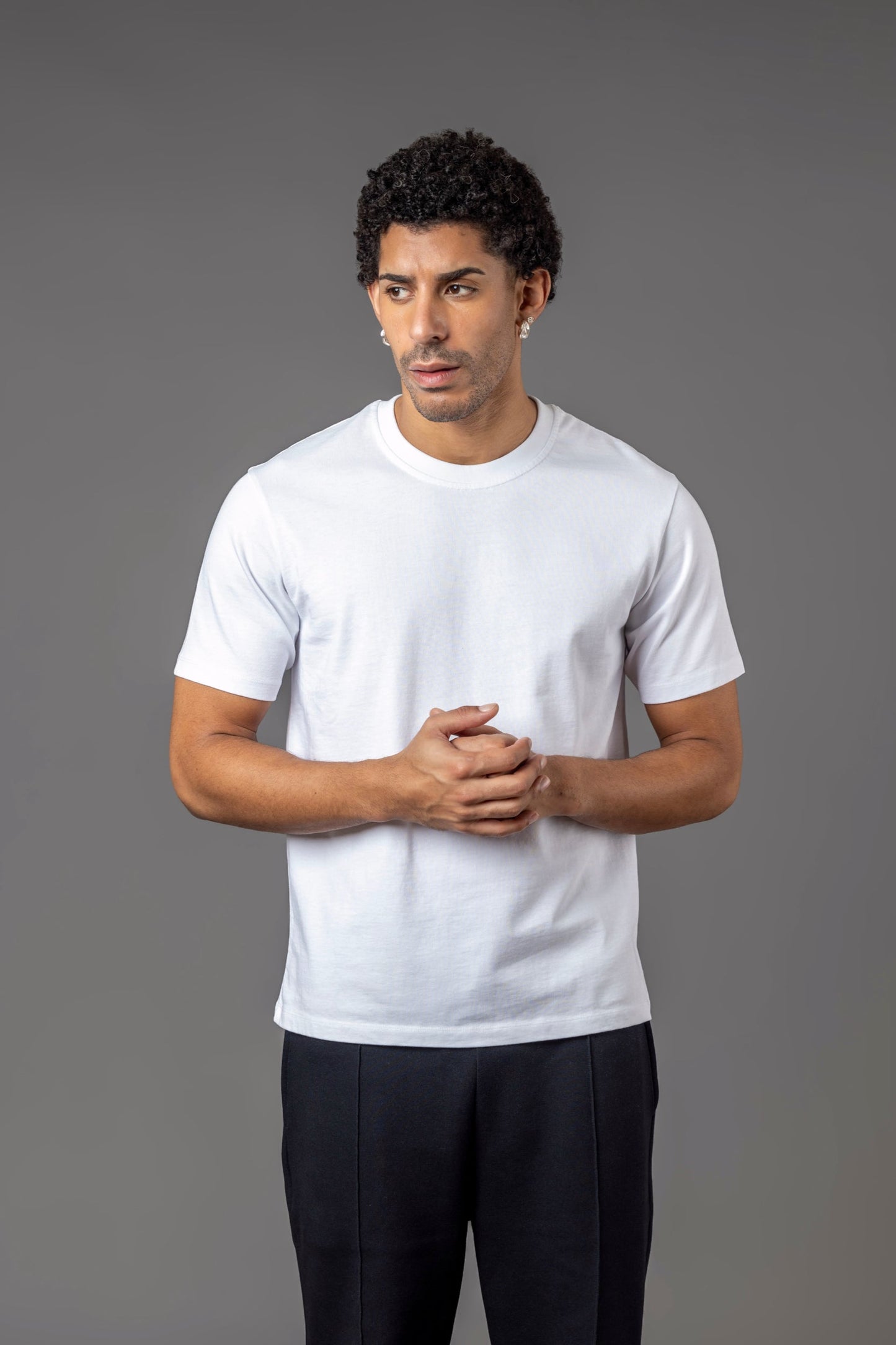 BASIC T-SHIRT GERADER SAUM T20