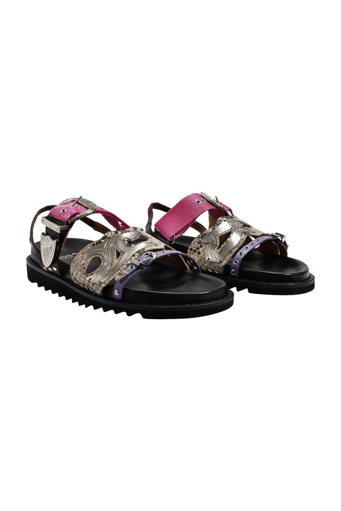 Aj1018 Sandals - Toga Pulla - Black - Leather