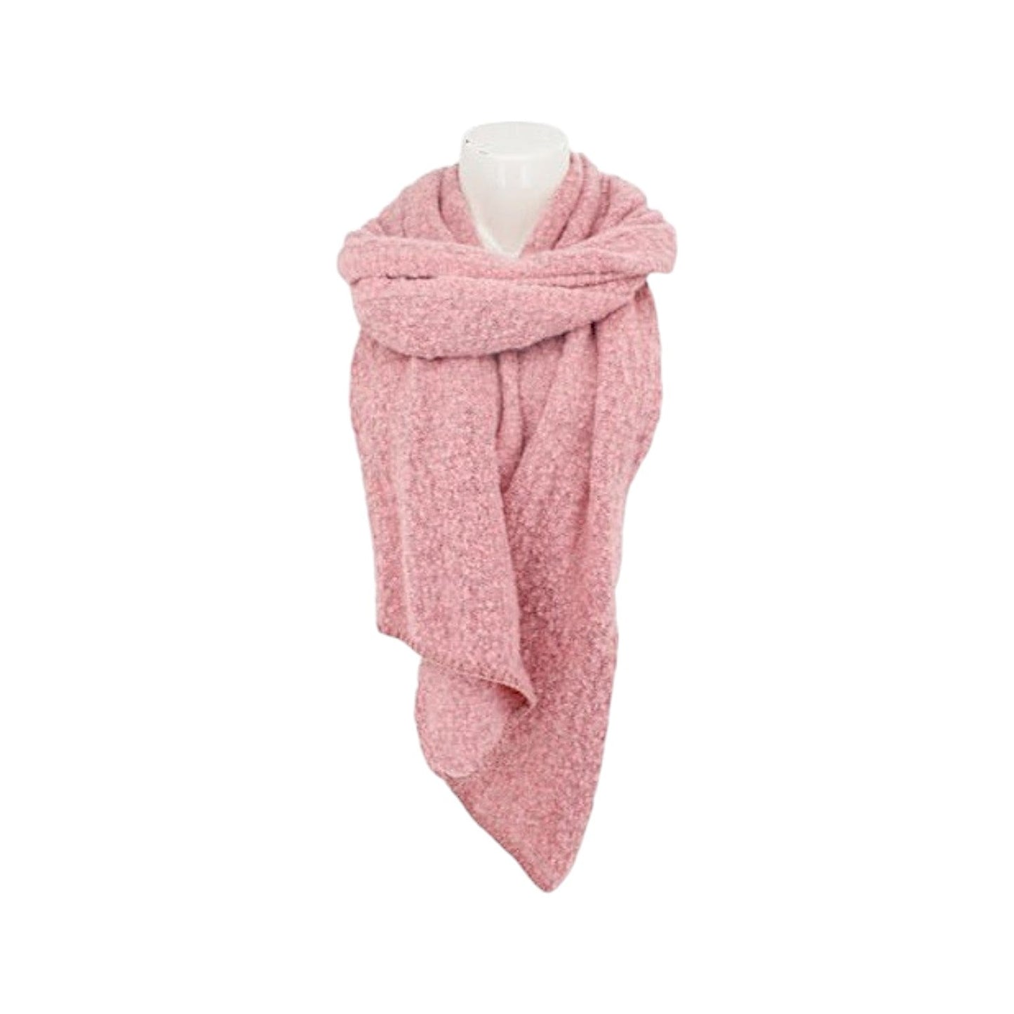 Winter Damen Schal Trapez » Bouclé Damenschal 200x40 cm » Winterschal Trapezschal » Alpaca Touch-Feeling | weich & flauschig