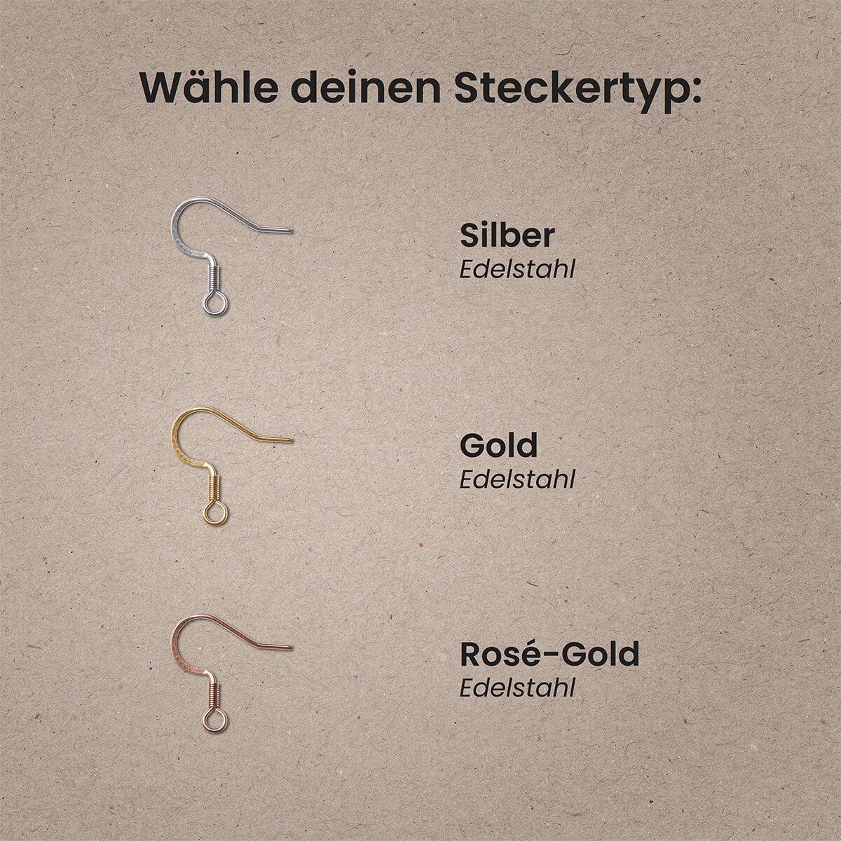 Ohrringe / Ohrhänger aus Holz | Harmony