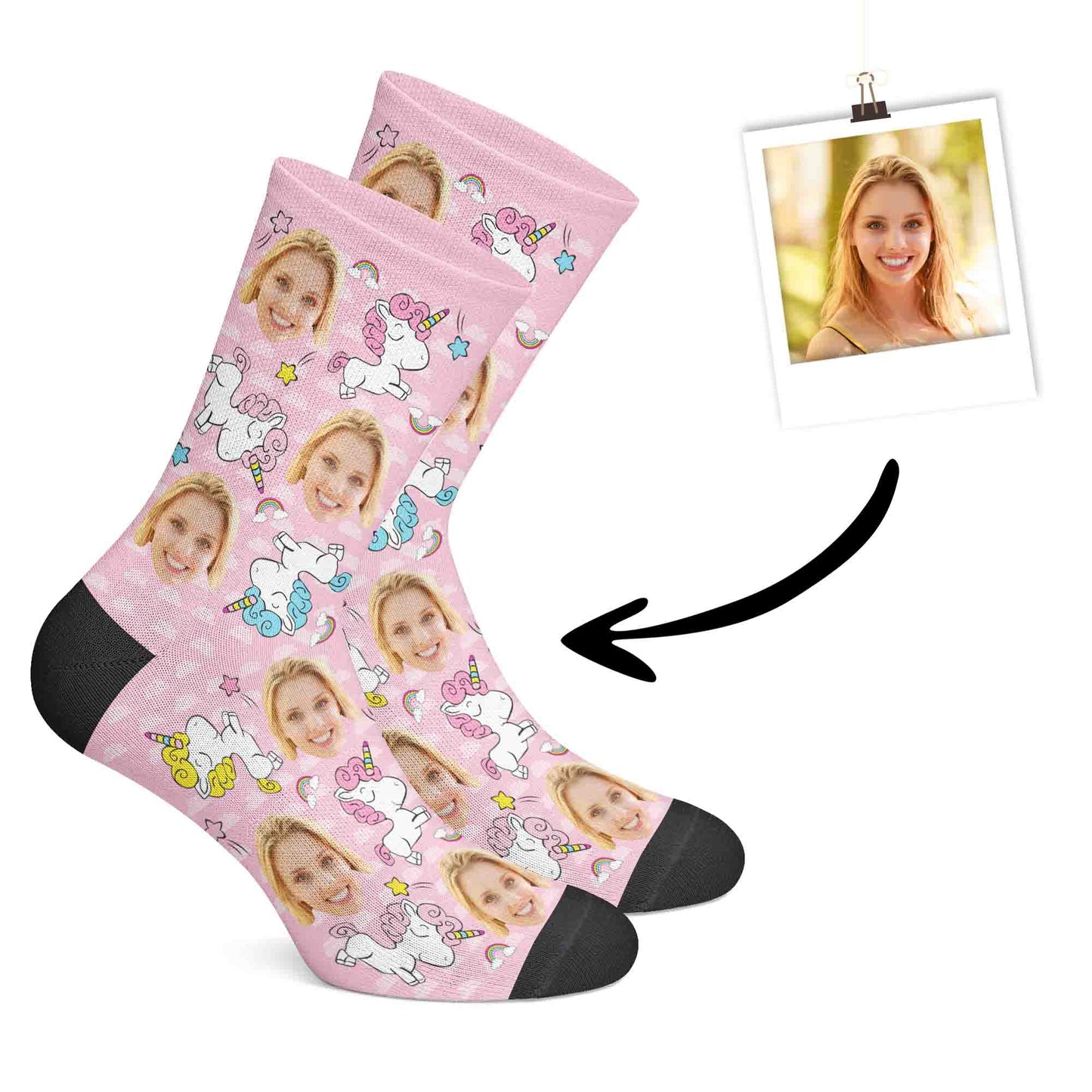 Personalisierte EINHORN Socken - Teenager
