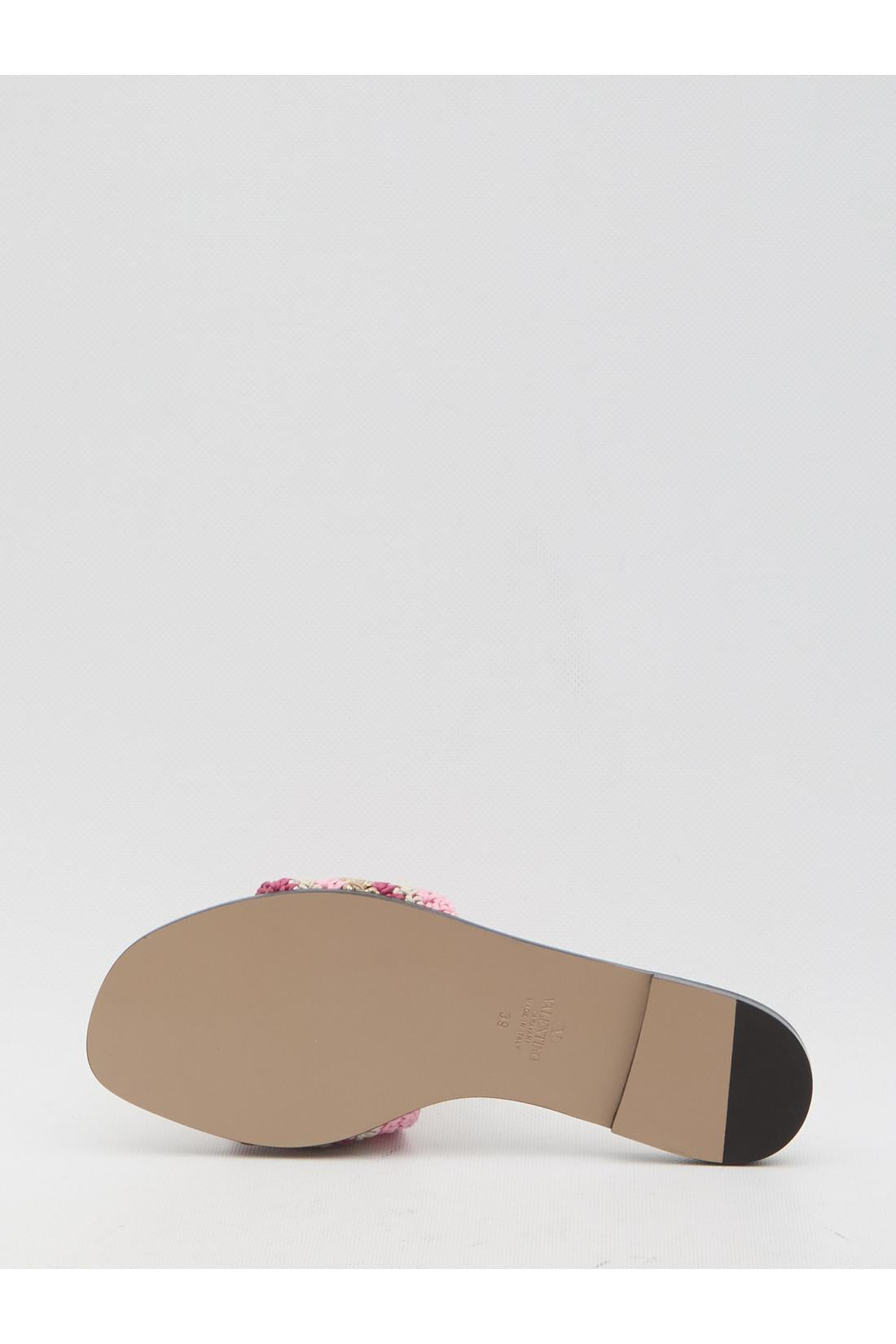 VLogo Signature slide sandals