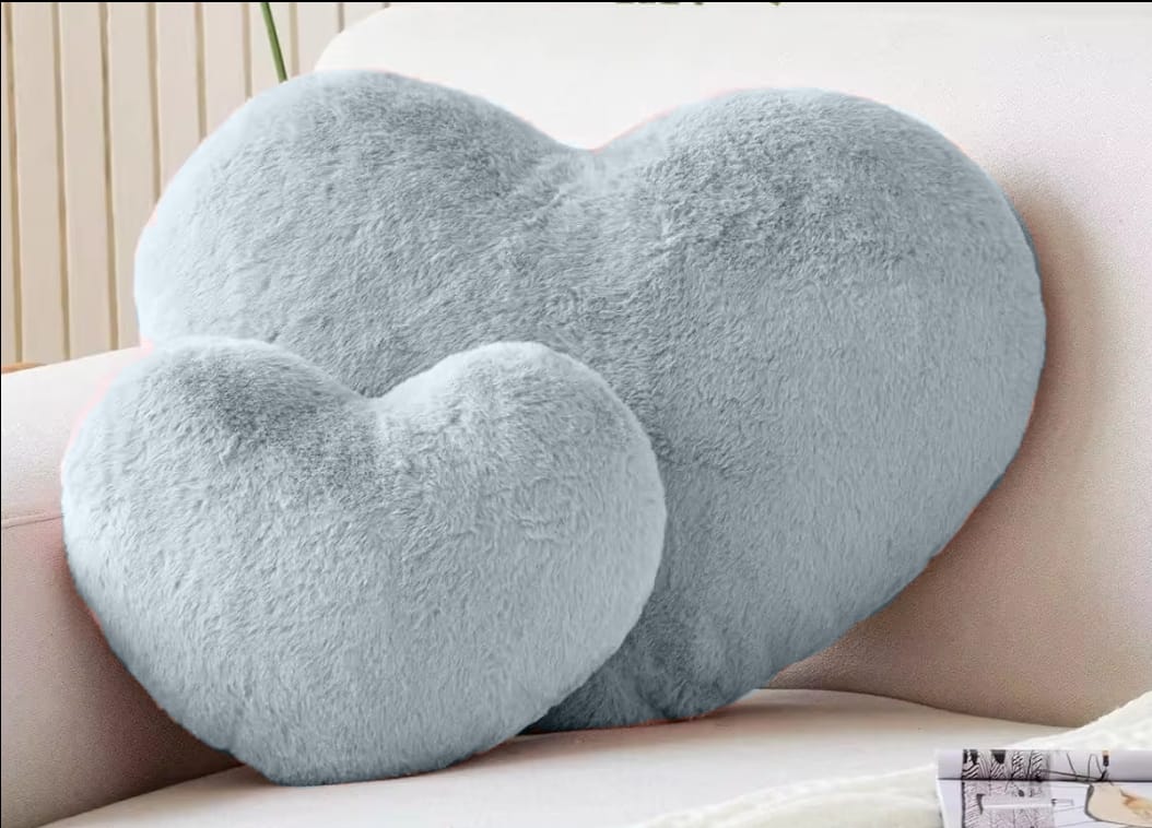 Lavendel Wärmekissen » Körnerkissen » Heizkissen für die Mikrowelle » Herzkissen 25 x 20 cm mit Lavendel Duft