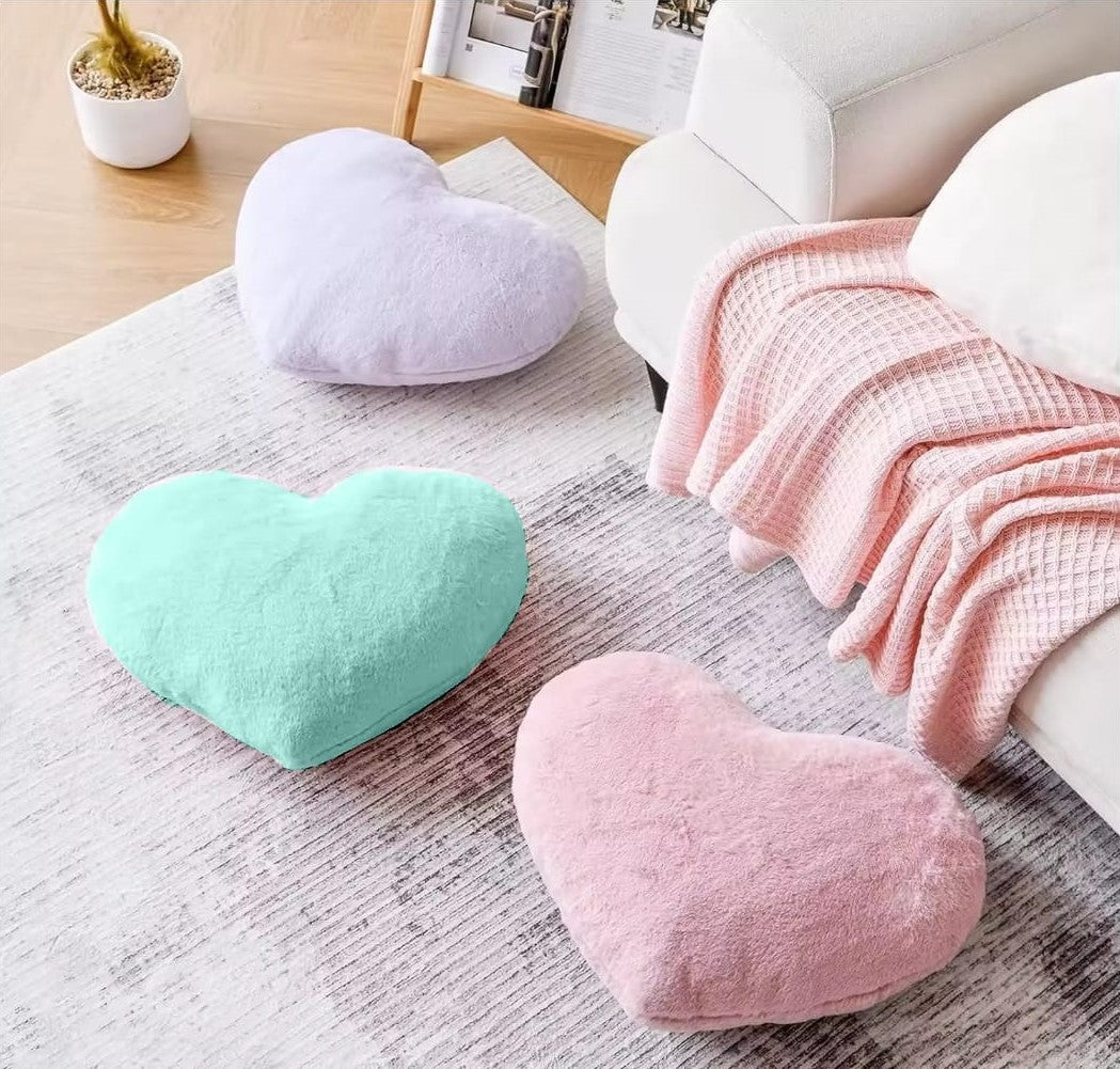 Lavendel Wärmekissen » Körnerkissen » Heizkissen für die Mikrowelle » Herzkissen 25 x 20 cm mit Lavendel Duft