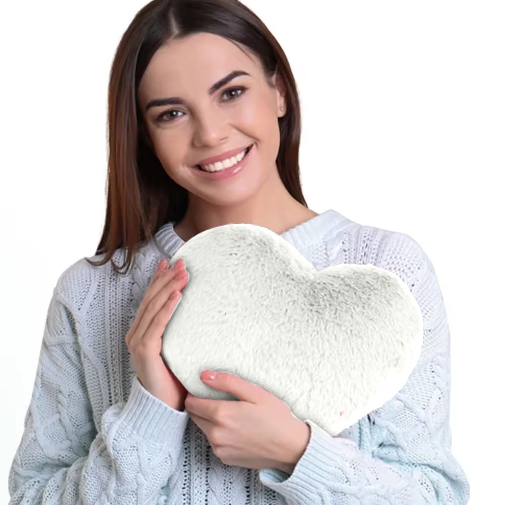 Lavendel Wärmekissen » Körnerkissen » Heizkissen für die Mikrowelle » Herzkissen 25 x 20 cm mit Lavendel Duft