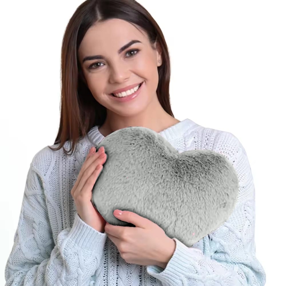 Lavendel Wärmekissen » Körnerkissen » Heizkissen für die Mikrowelle » Herzkissen 25 x 20 cm mit Lavendel Duft