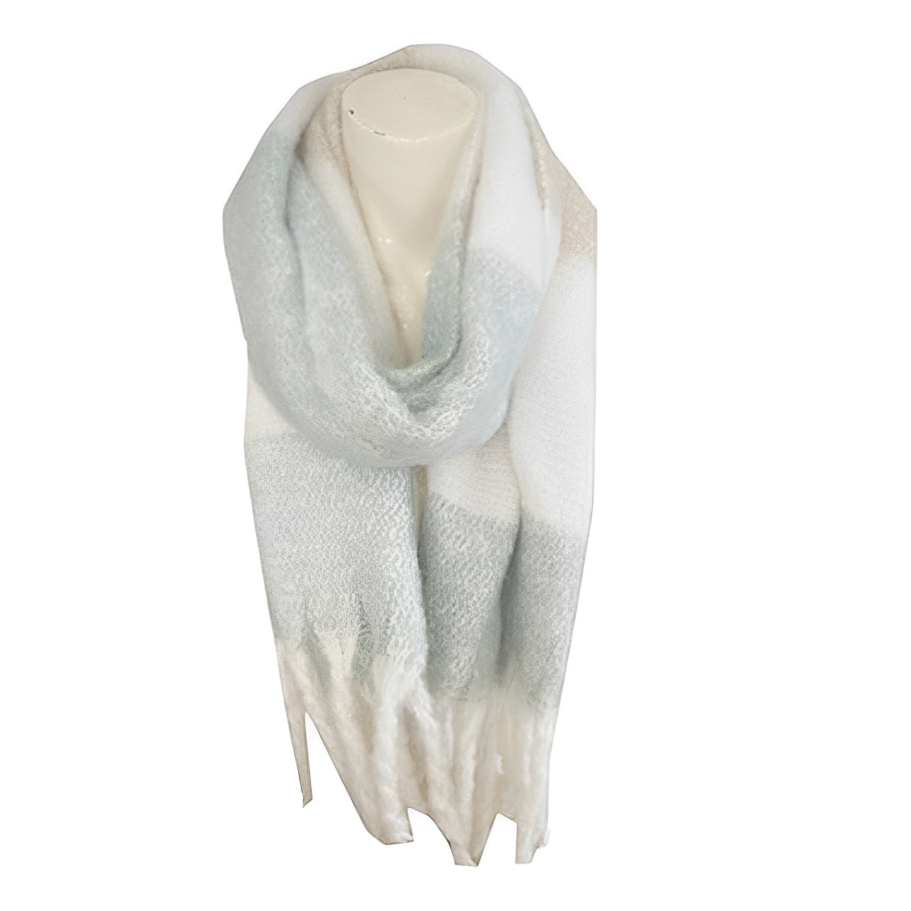 Winter Damen Schal » Winterschal Dreads Faith » warmer Damenschal mit Fransen » Winter Volumen Schal