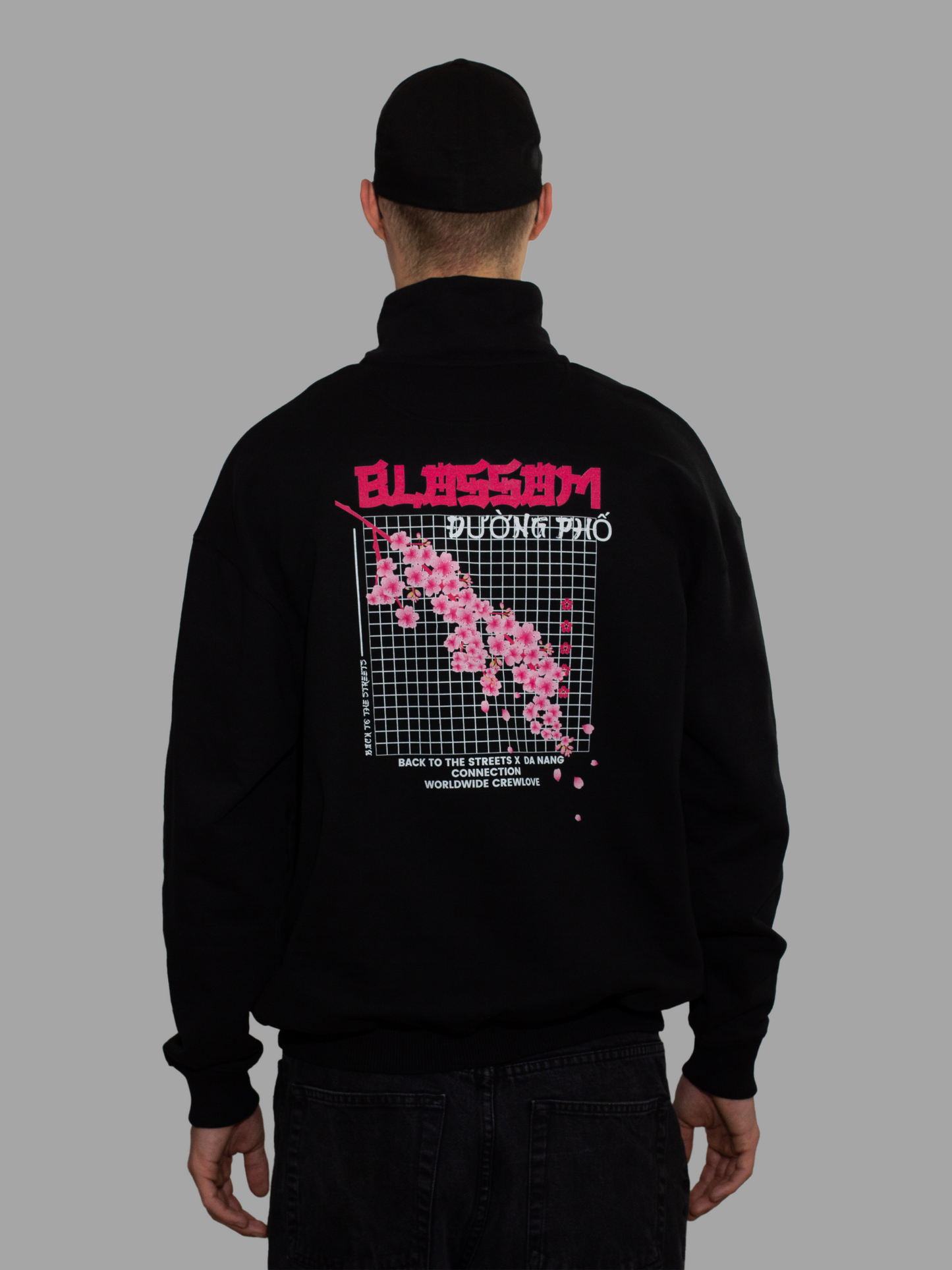 Blossom Half-Zip Hood