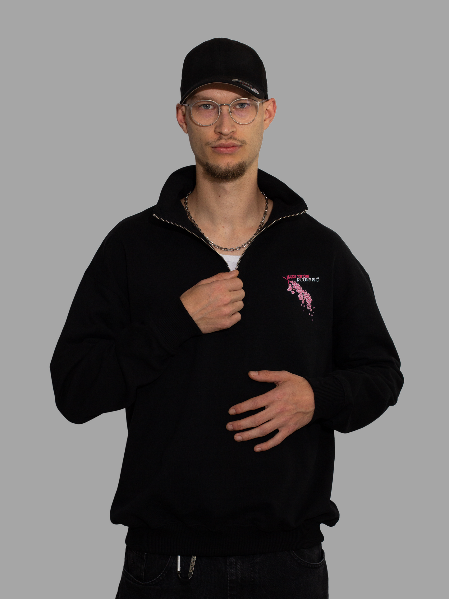 Blossom Half-Zip Hood