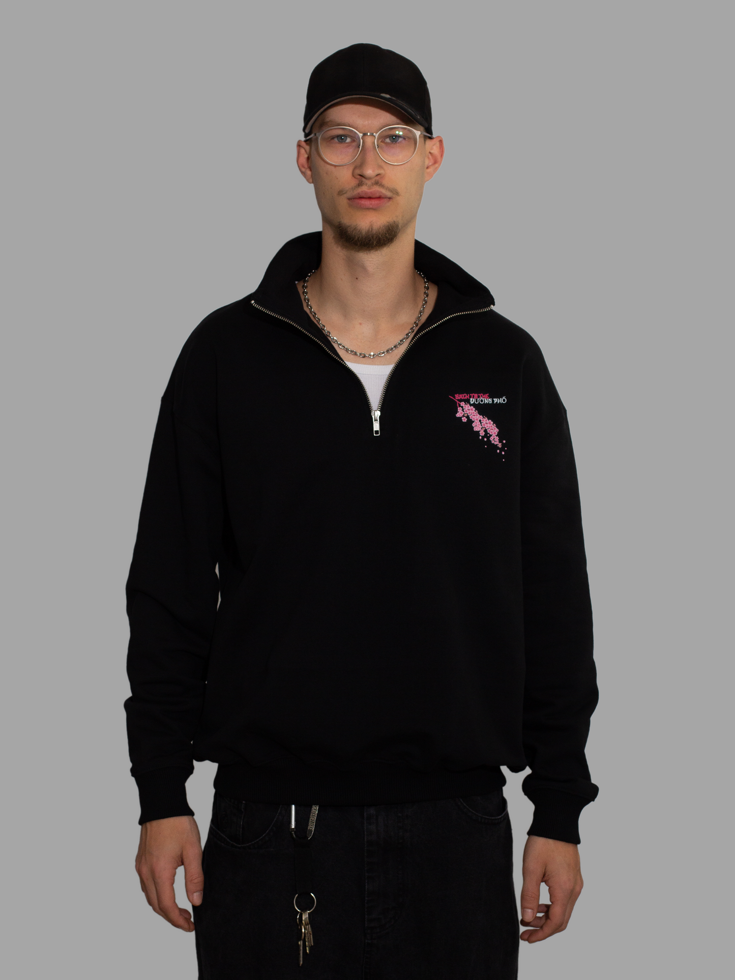 Blossom Half-Zip Hood