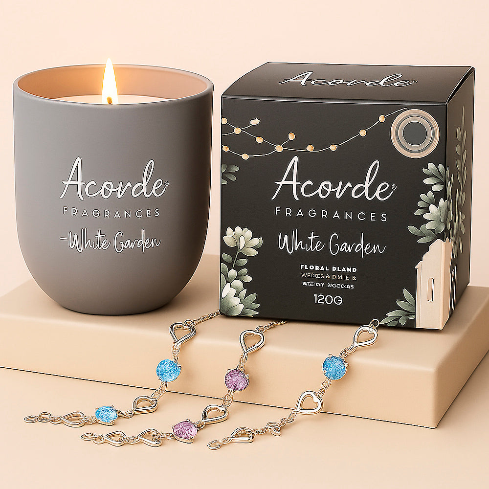 Secret Candle - Die Duftkerze mit 925er Silberschmuck - Mini Surprise Candle