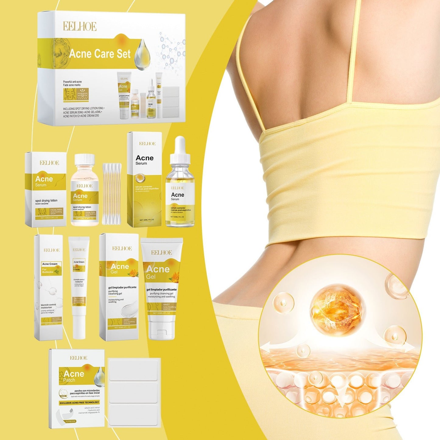 Acne Skin Skin Care Set Care Tender - AXON