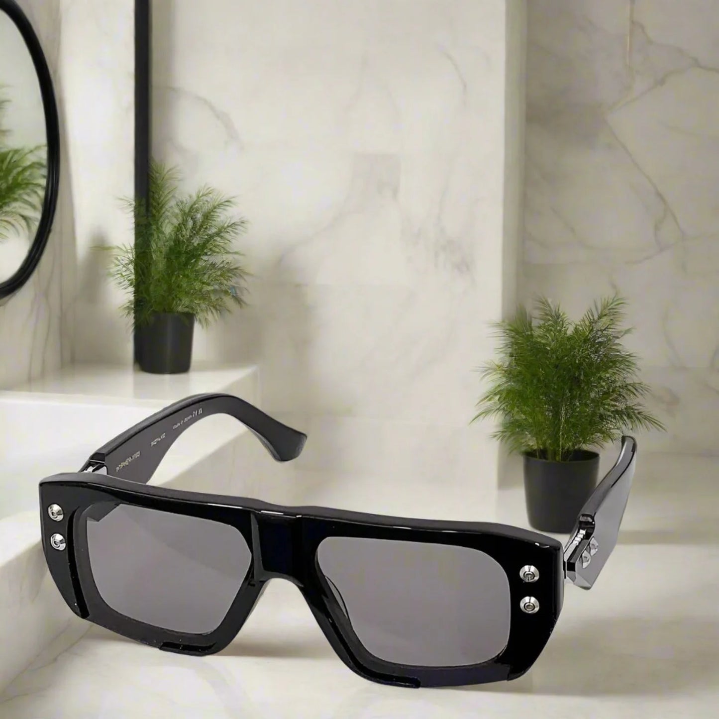 Hypher unisex sunglasses titanium frame luxury eyewear