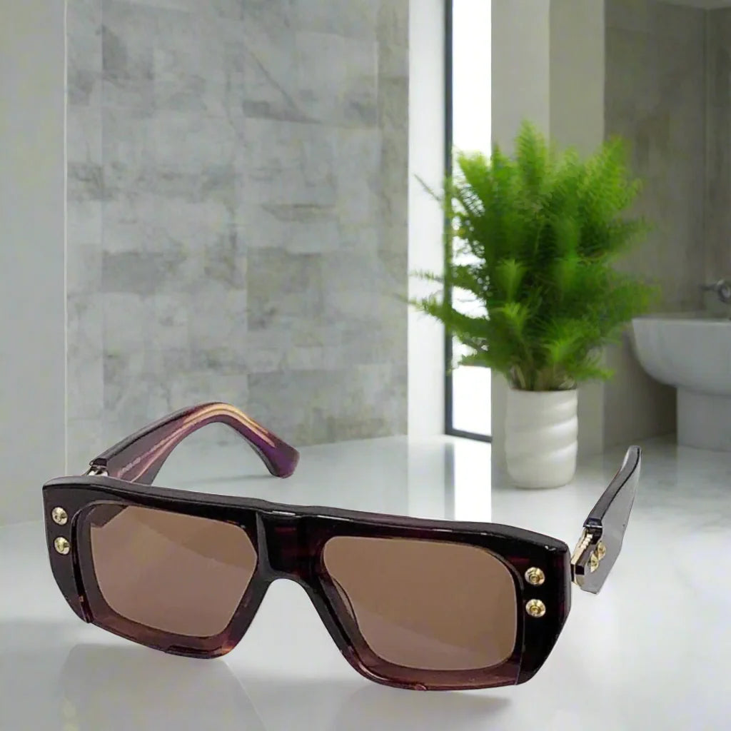 Hypher unisex sunglasses titanium frame luxury eyewear