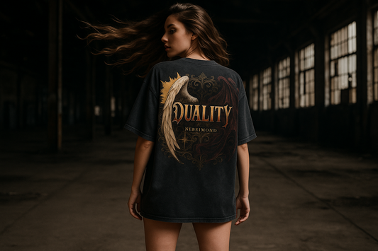Angel & Demon | Duality Collection | Nebelmond Oversized Shirt