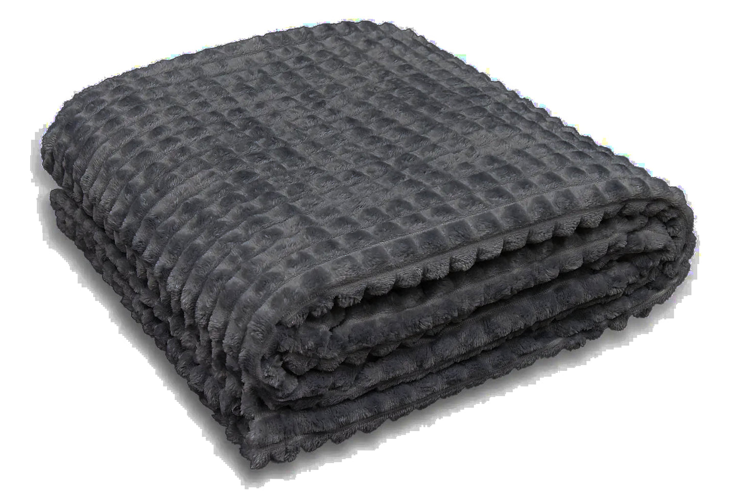 Wohndecke » Kuscheldecke » Decke Flanell in Waffeloptik » Tagesdecke 150x200cm