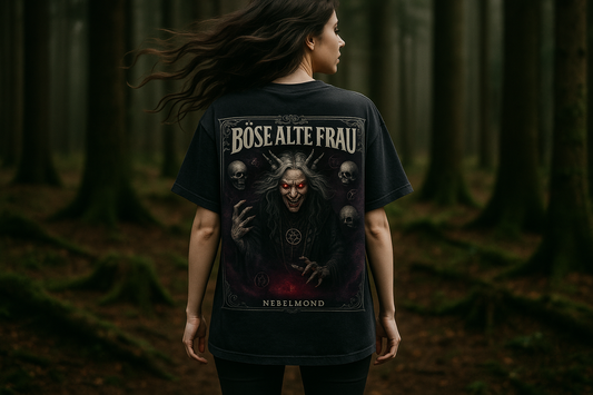 Böse Alte Frau | Dark Elders Colection | Nebelmond Oversized Shirt