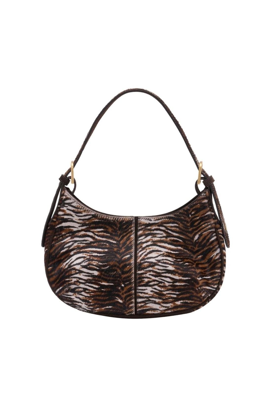 Baby Big Schultertasche - Rouje - Leder - Braun - AXON