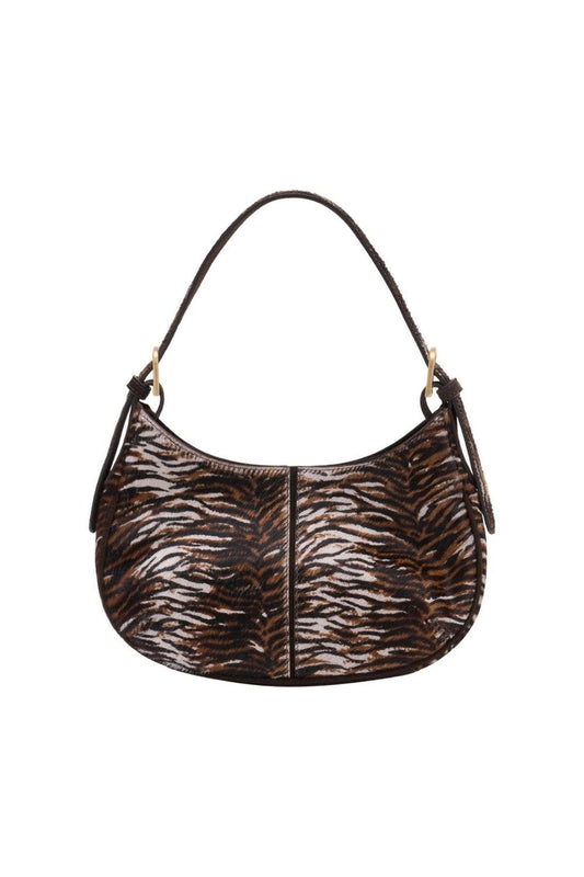 Baby Big Schultertasche - Rouje - Leder - Braun - AXON