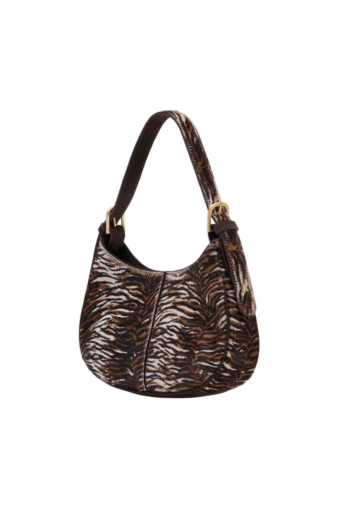 Baby Big Schultertasche - Rouje - Leder - Braun - AXON