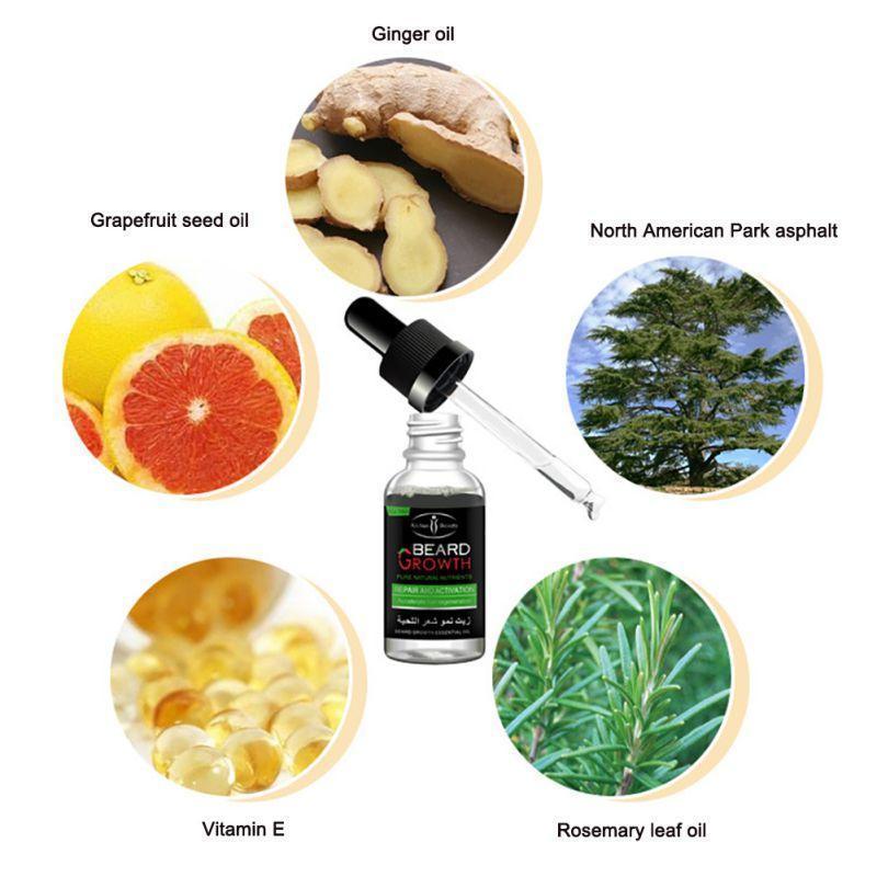 Beard Essential Oils Mild Maintenance Beard Nourishing Care Beard Repair Essential Oil - AXON