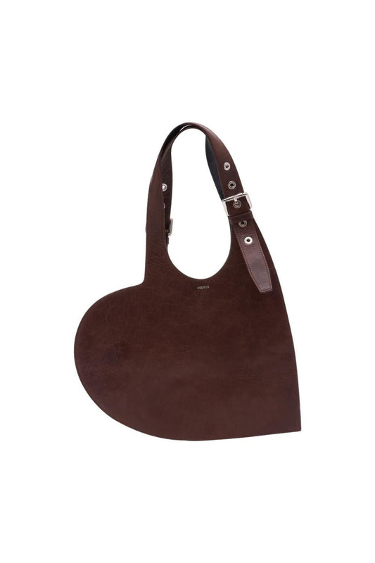 Belt Heart Tote Bag - Coperni - Leder - Braun - AXON