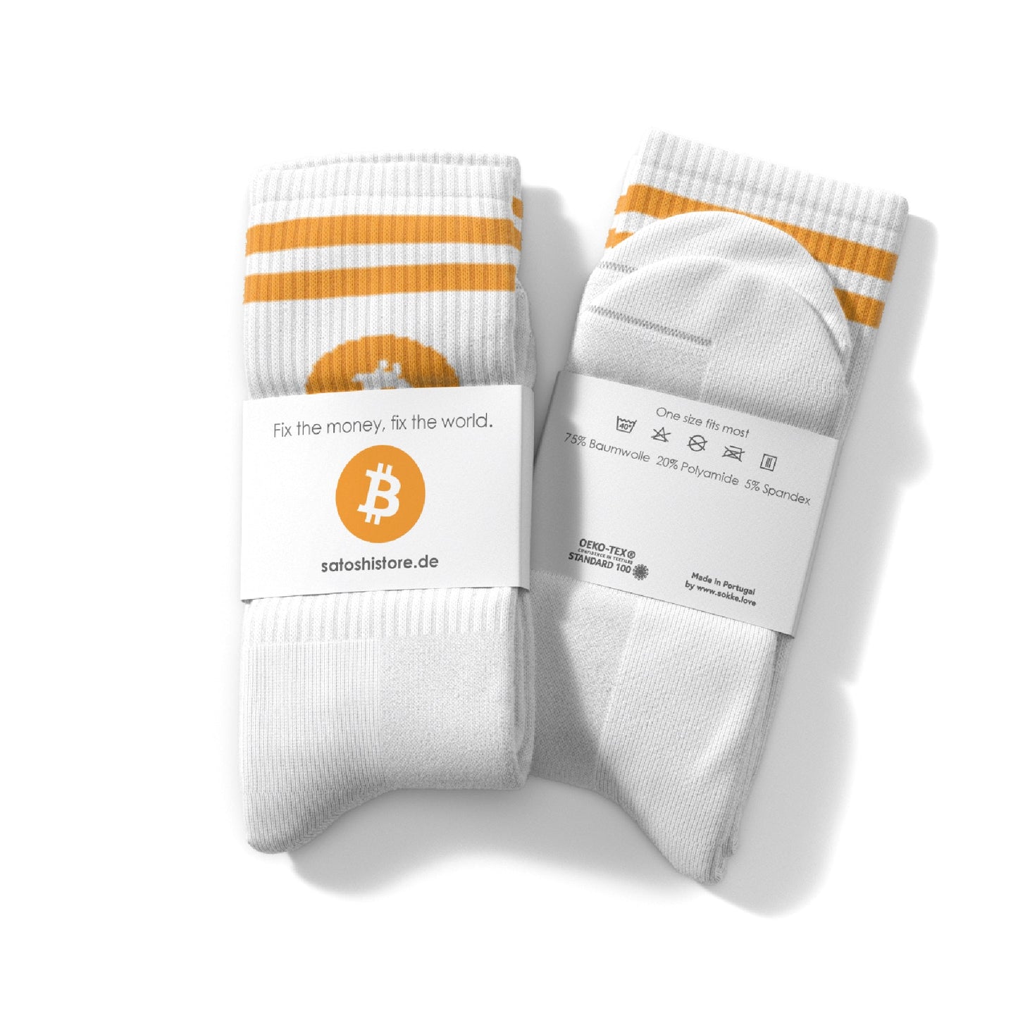 Bitcoin Socken - made in Portugal