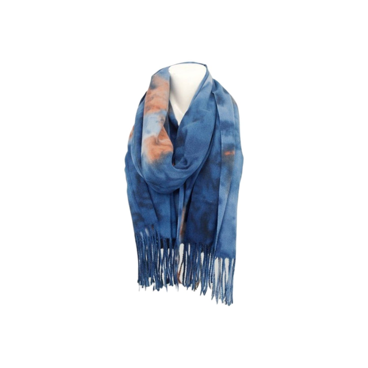 Winter Damen Schal Soft Cashmera » Winterschal Wasserrose » Fransenschal » Damenschal 180 x 70 cm