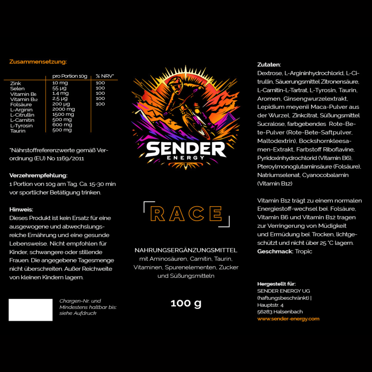 BUNDLE - RACE & FINISH - Energy Pulver - AXON