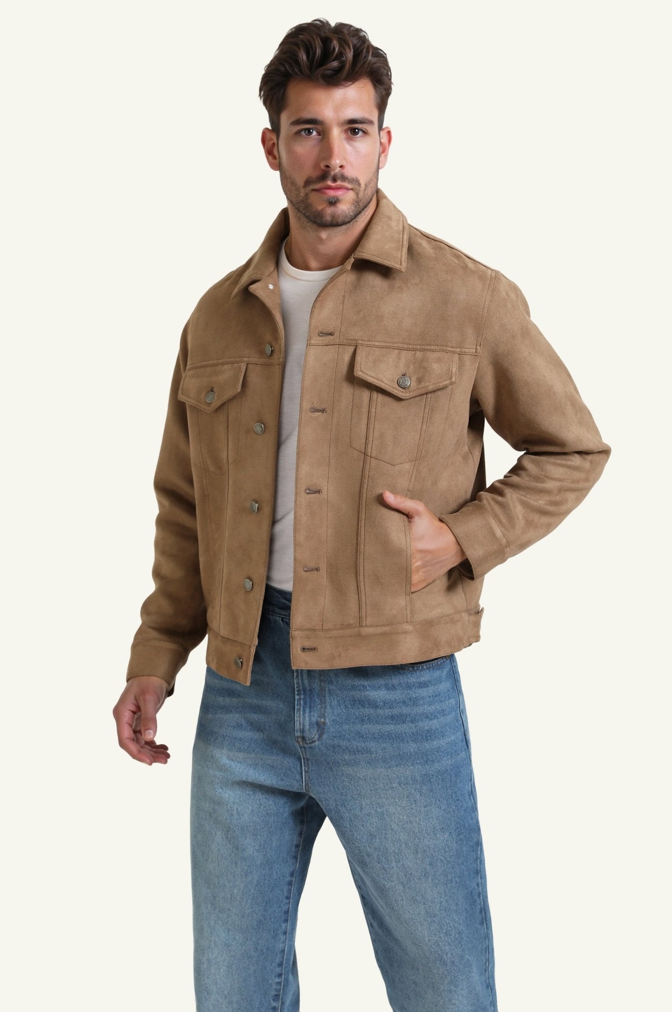 Button - Through Jacket with Pockets - AXON