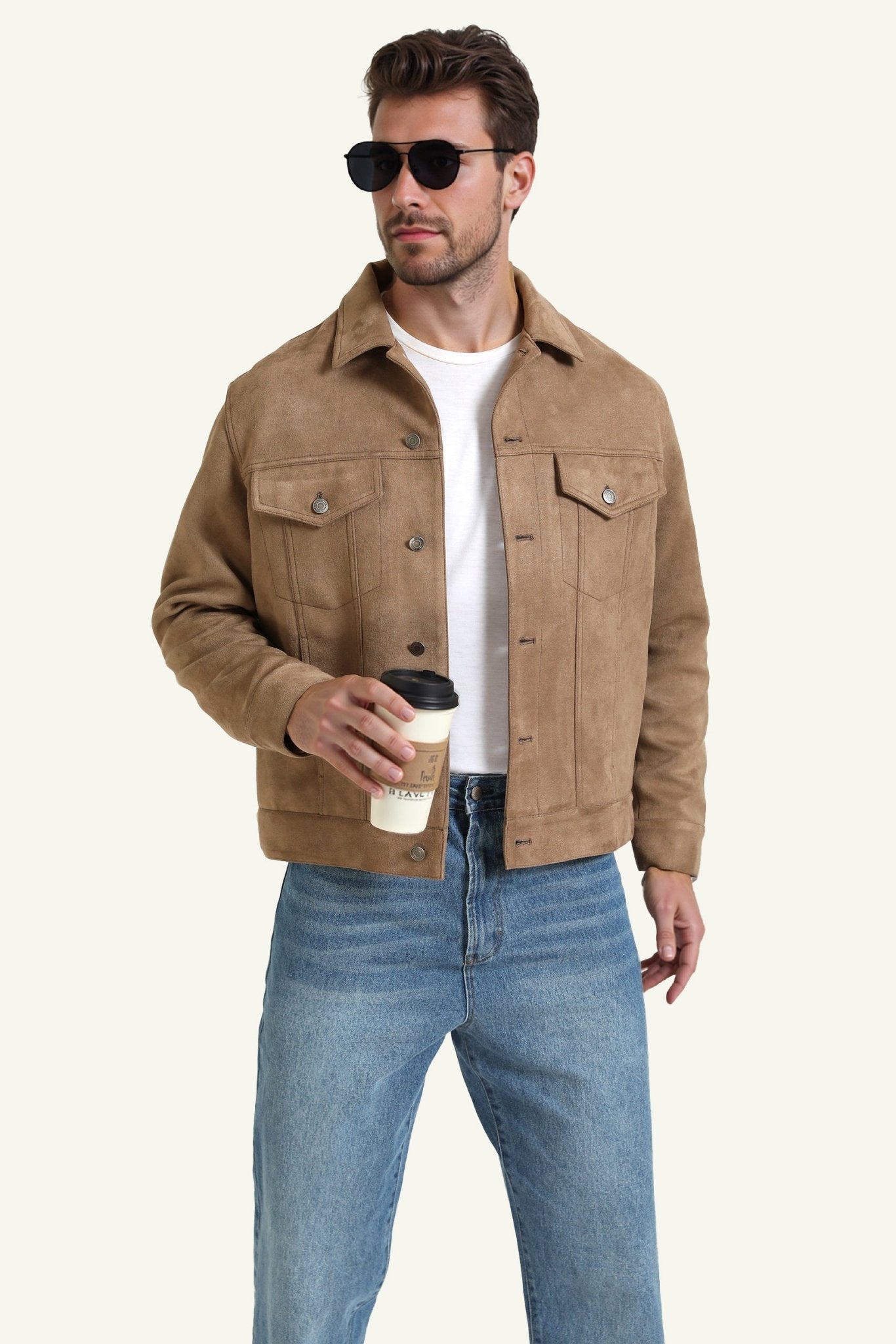 Button - Through Jacket with Pockets - AXON