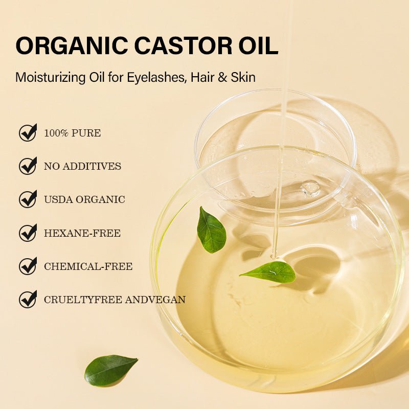Castor Oil Castor Oil Skin Care Massage Basic Oil Hair Eyebrow Eyelash Care - AXON