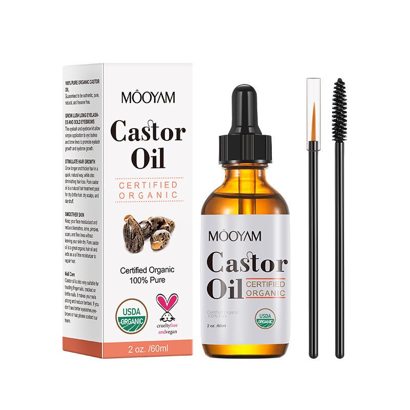 Castor Oil Castor Oil Skin Care Massage Basic Oil Hair Eyebrow Eyelash Care - AXON