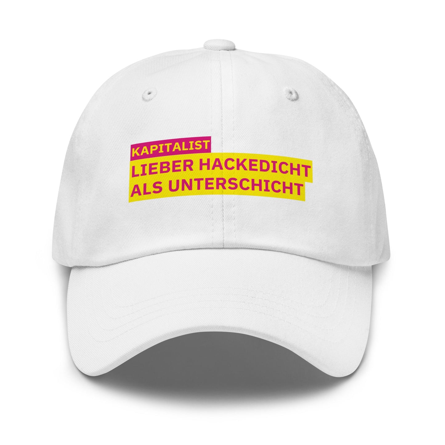 KAPITALIST - LIEBER HACKEDICHT ALS UNTERSCHICHT Cap
