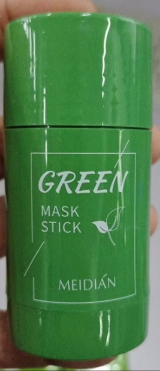 Cleansing Green Tea Mask Clay Stick Oil Control Anti - Acne Whitening Seaweed Mask Skin Care - AXON