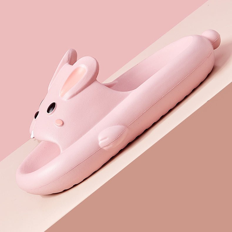 Cute Rabbit Slippers For Kids Women Summer Home Shoes Bathroom Slippers - AXON
