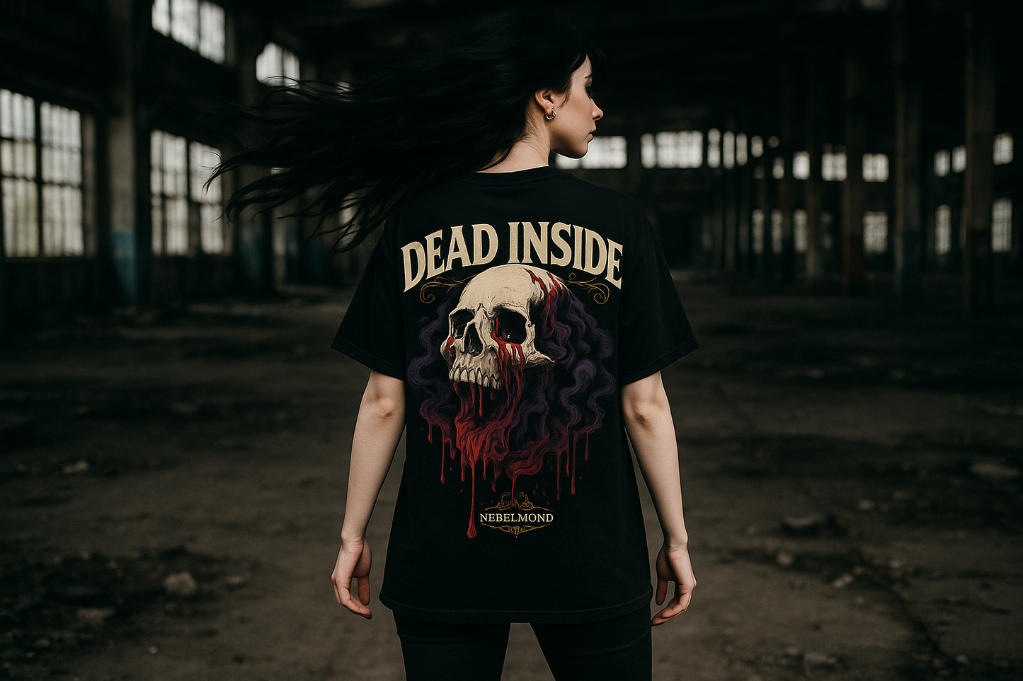 Dead Inside | Emotional Void Collection | Nebelmond Oversized Shirt