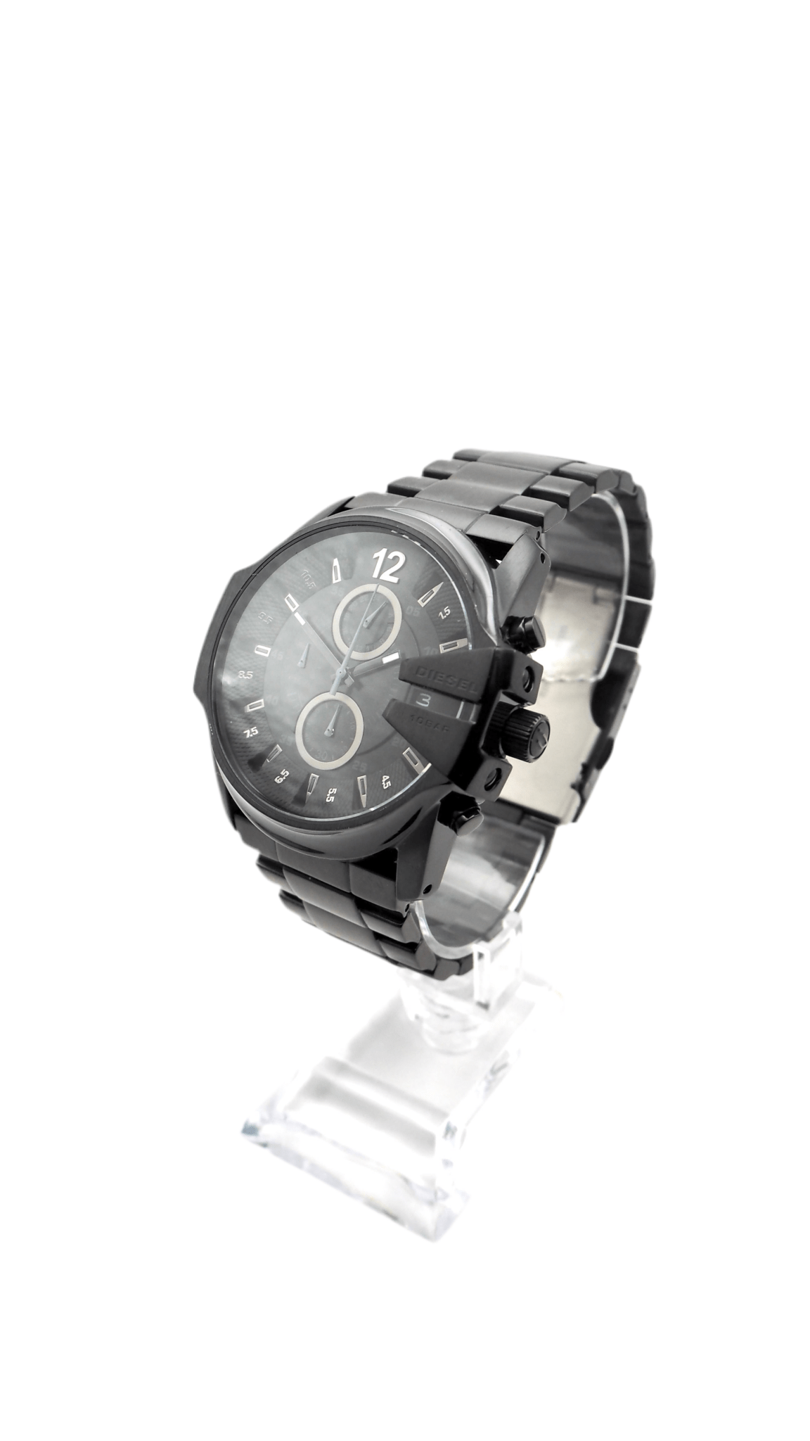 Diesel Master Chief DZ4180 Chronograph Herrenuhr 45 mm Edelstahl Neu - AXON