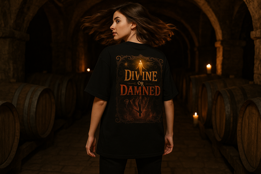 Divine or Damned | Duality Collection | Nebelmond Oversized Shirt
