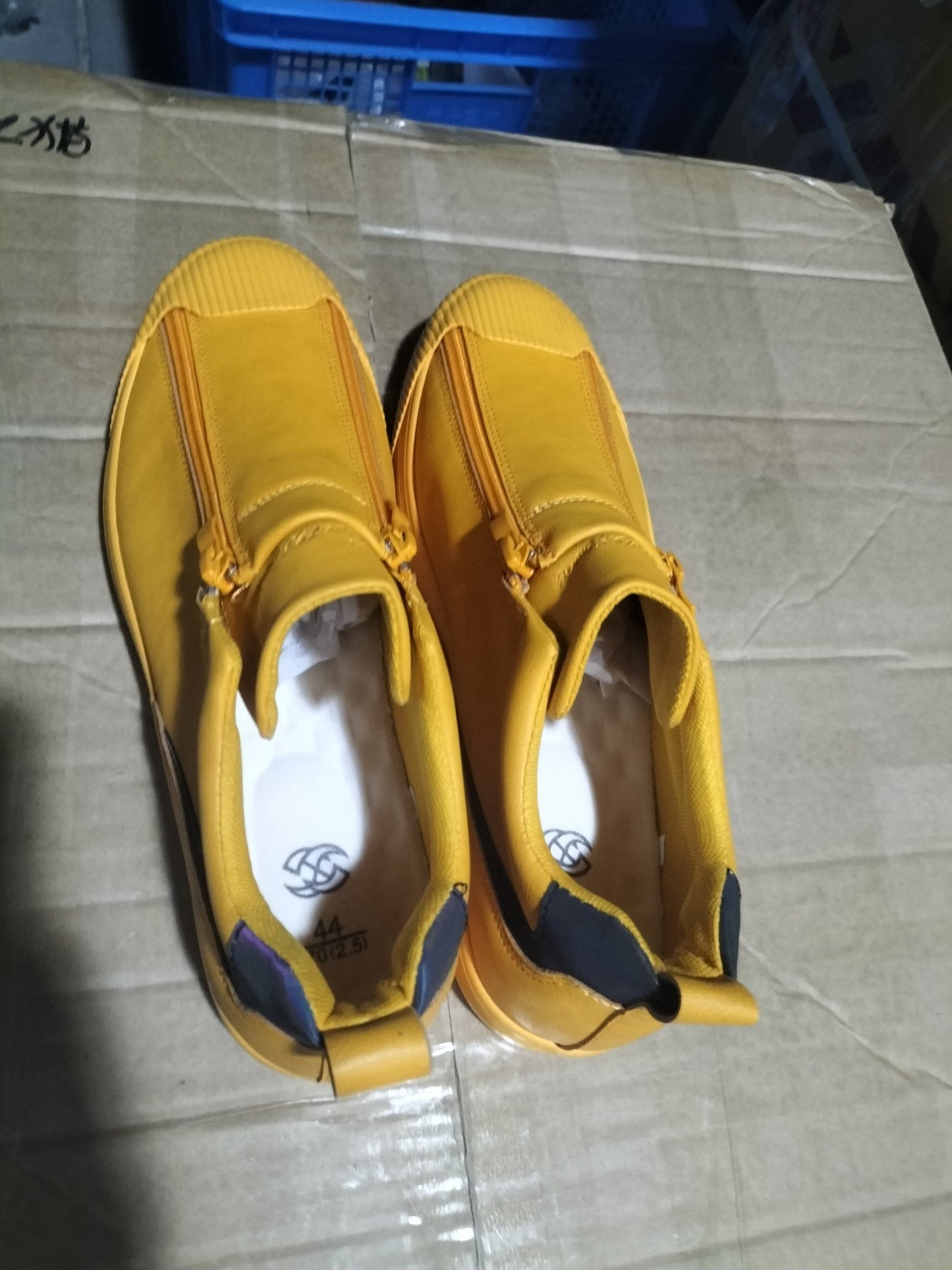 Double Zipper Casual Men Board Shoes - AXON