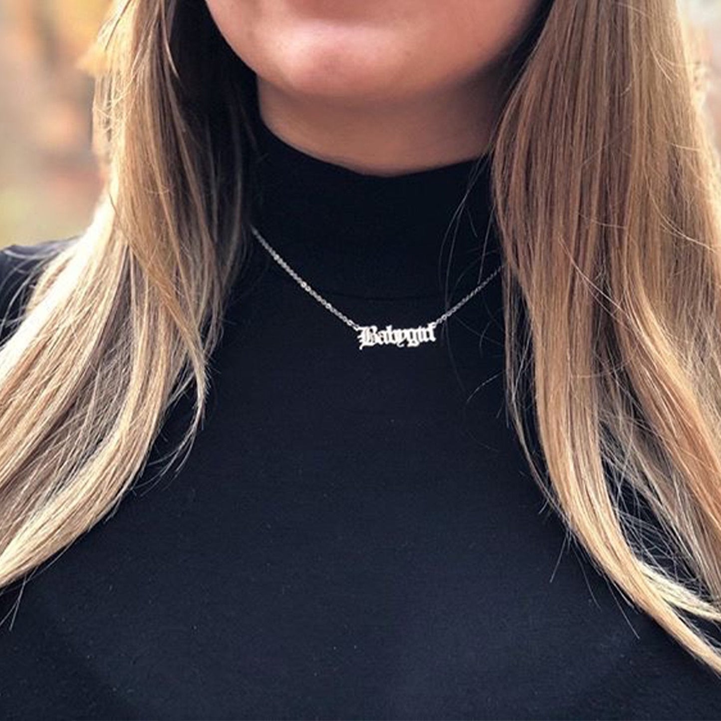 'BABYGIRL‘ NECKLACE SILVER