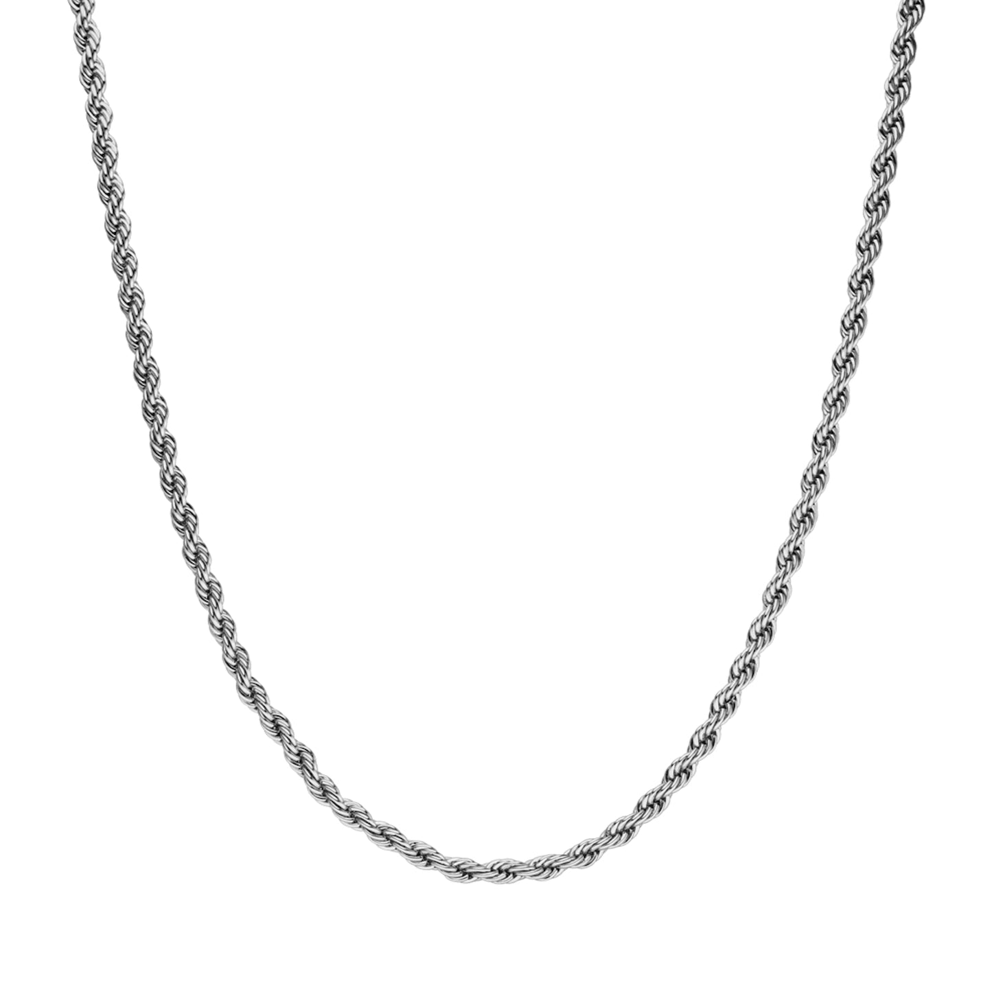 CLASSIC TWISTED NECKLACE SILVER