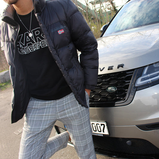 COMPASS PENDANT NECKLACE SILVER