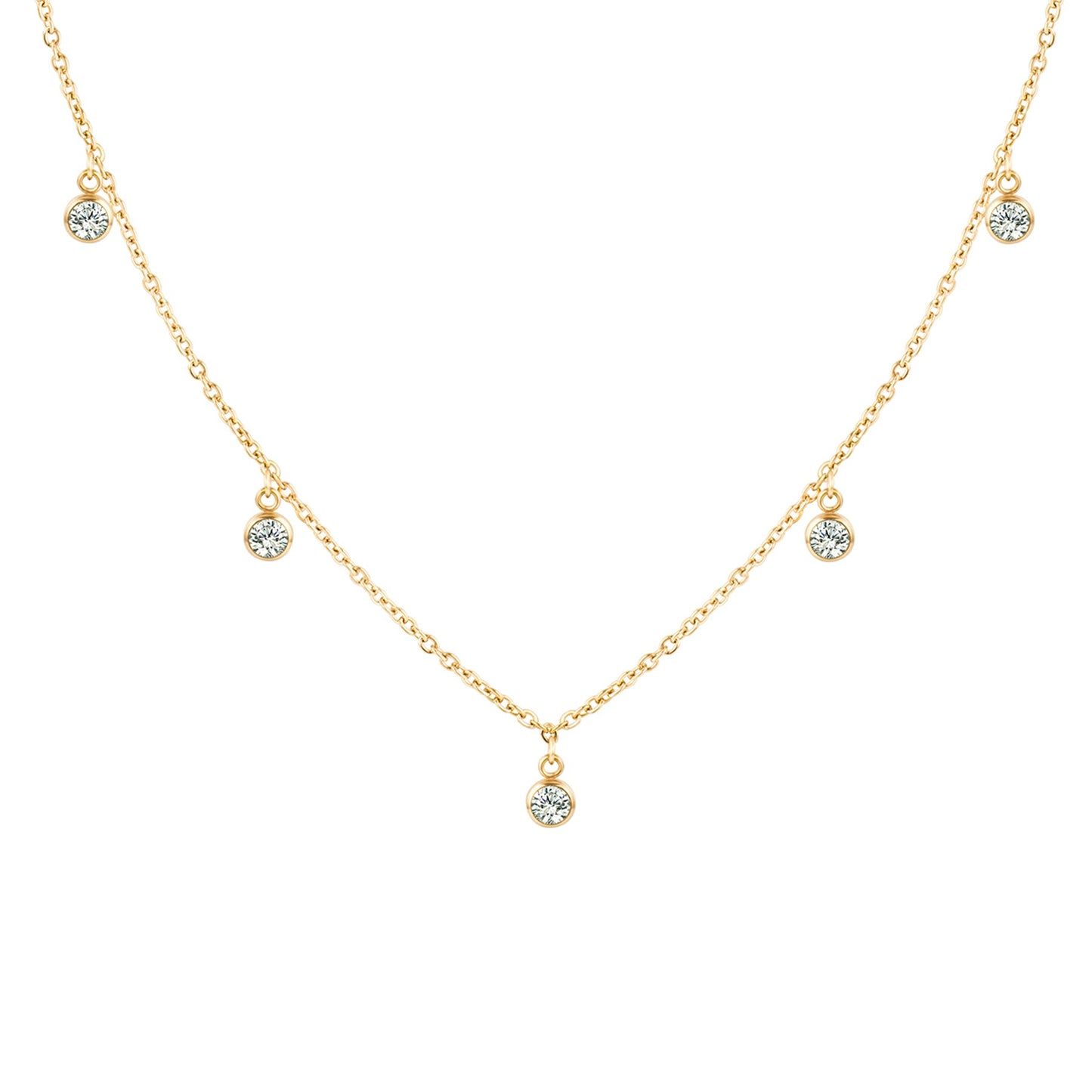 'MAGIC DROP' CHOKER 18K GOLD PLATED