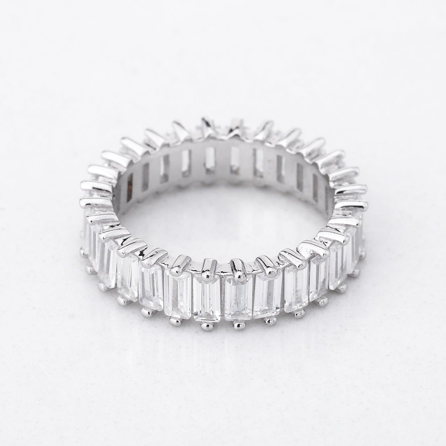 SHINY ICE RING 925 SILVER