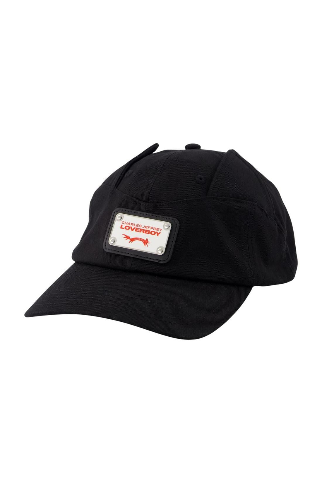 Ears Cap - Charles Jeffrey Loverboy - Baumwolle - Schwarz - AXON