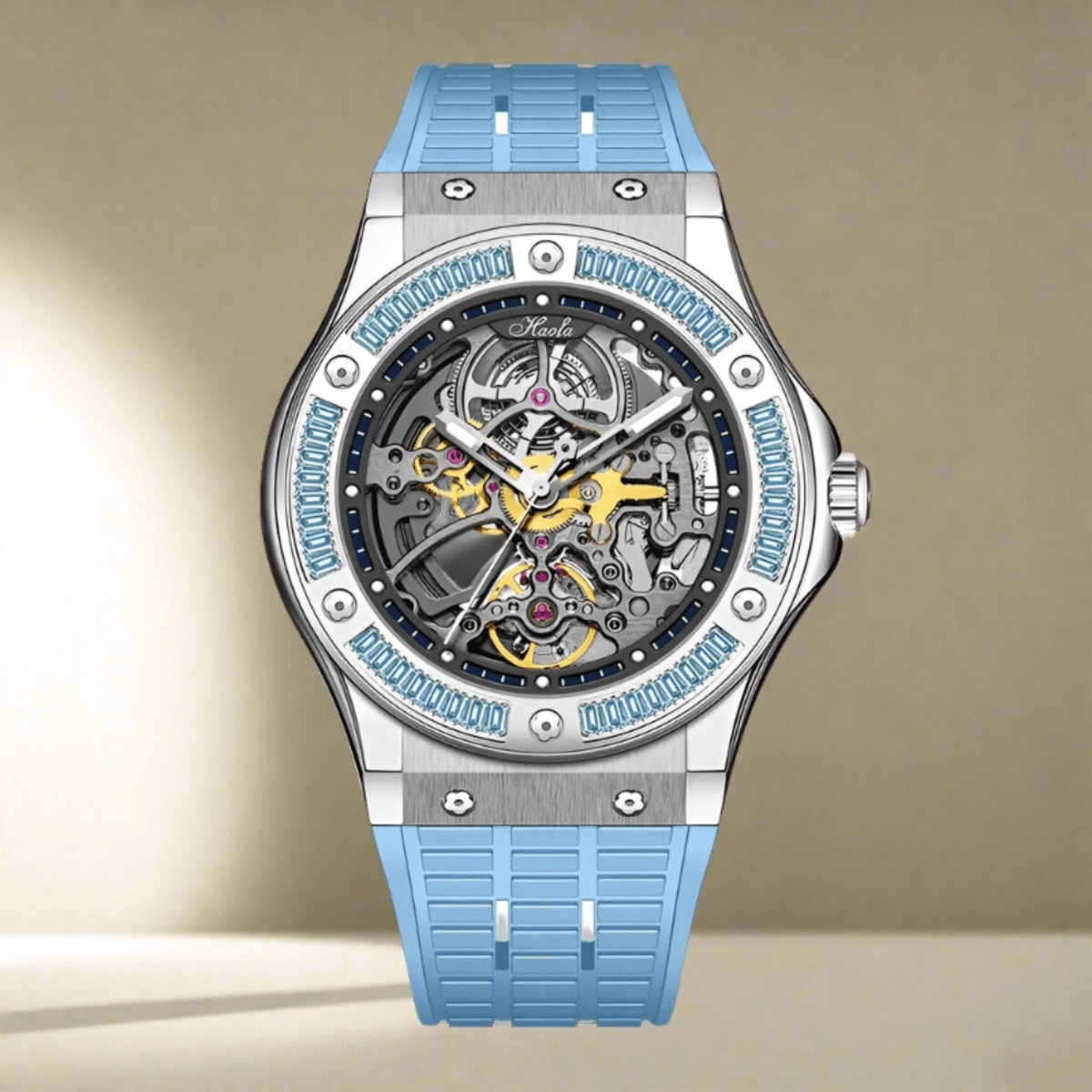 Haofa skeleton,Luxury automatic mechanical watch