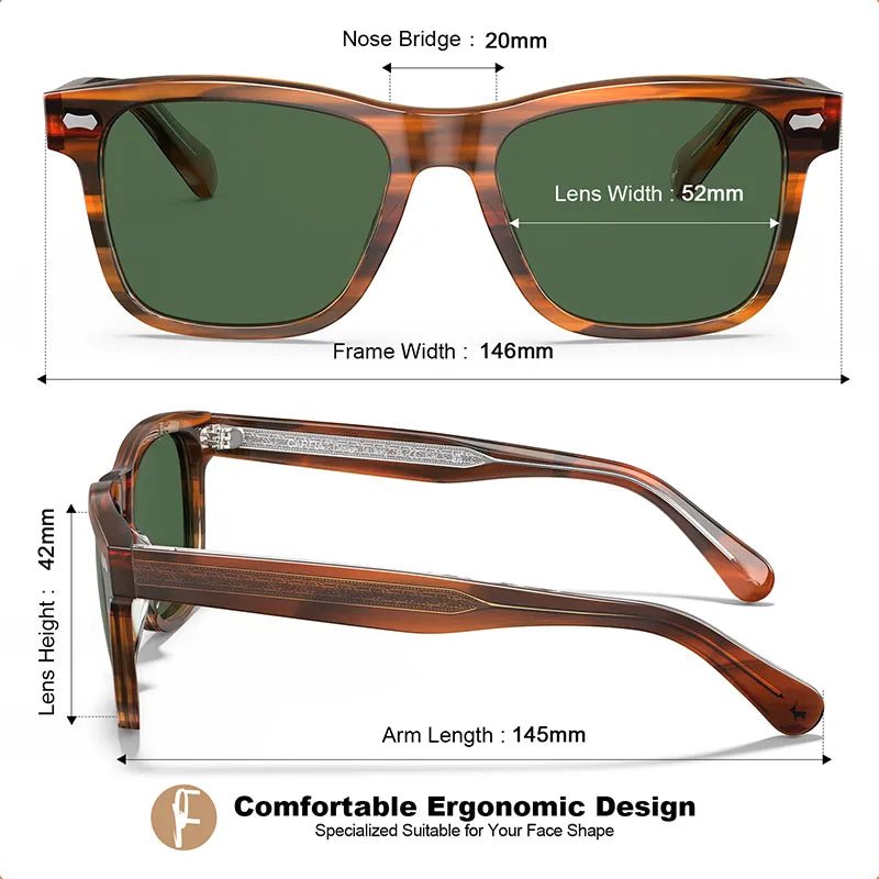 Eugene - Swirl Frame Green - AXON